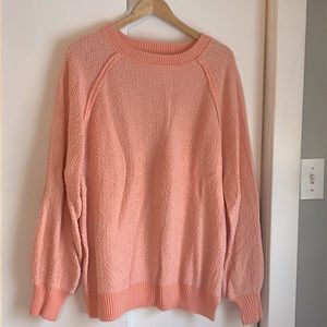 Sherbet orange bulky Buckle sweater never worn